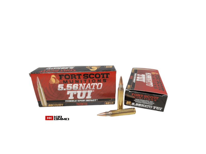 Fort Scott 5.56x45mm NATO 62 Grain Match TUI Solid Copper