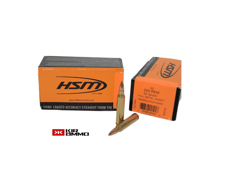 HSM .223 Rem 55 Grain FMJ Reman e1638394804763