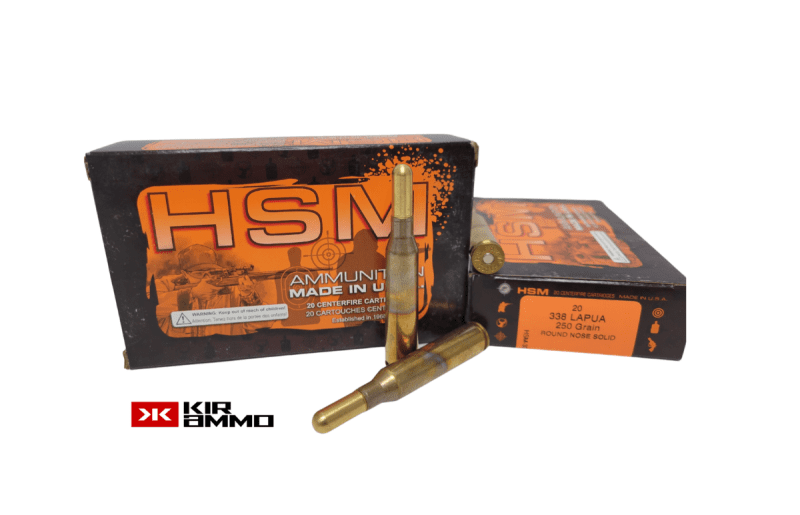 HSM .338 Lapua Magnum 250 Grain Round Nose Solid Copper e1641318711512