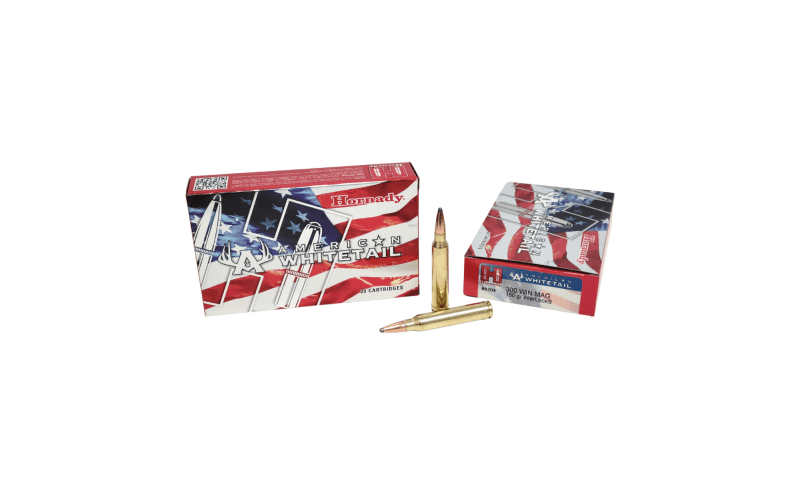 Hornady American Whitetail .300 Win Mag 150 Grain Interlock Spire Point