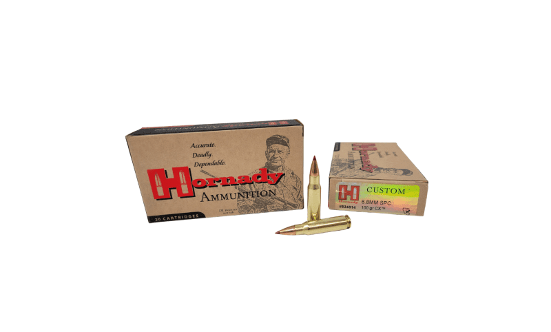 Hornady Custom 6.8mm Rem SPC SAME DAY SHIPPING 100 Grain CX Polymer Tip lead free