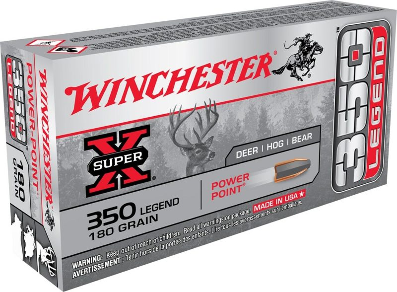 Winchester 350 Legend Ammunition Super X X3501 180 Grain Power Point 20 Rounds